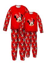 Pijama Tal mãe Tal filha Minie Vermelha ( 2 pijamas )