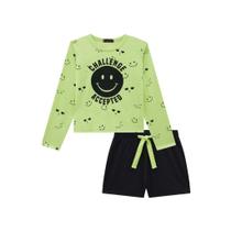 Pijama Teen Blusa Shorts Vicvicky 51230