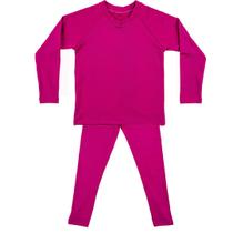 Pijama Térmico Infantil Blusa e Legging Energy Thermo Dry Pink Everly