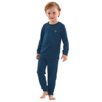 Pijama Térmico Infantil Energy Thermo Dry Marinho Gibraltar Up Baby