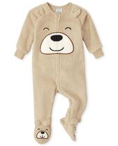 Pijama The Children's Place de Fleece com Zíper e Estampa de Urso 0-3 Meses Pijama The Children's Place de Fleece com Zíper e Estampa de Urso 0-3 Meses