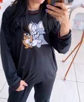 Pijama Tom e Jerry Tamanho Único
