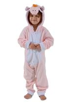 Pijama Unicórnio Infantil Fantasia Kigurumi Capuz Macacão de Dormir