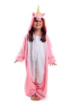 Pijama Unicórnio Rosa Macacão Kigurumi Infantil A Pronta Entrega - Jhon House