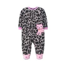 Pijama Unissex De Lã Para Bebê, Macacão Com Zíper, Primavera Outono, Recém-nascido, Animal, 0-12