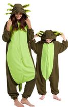 Pijama unissex para adultos Costume DELEY Green Axolotl Pijama unissex para adultos Costume DELEY Green Axolotl