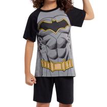 Pijama Veggi Infantil Manga Curta Super Heróis 100% Algodão Pijama Veggi Infantil Manga Curta Super Heróis 100% Algodão