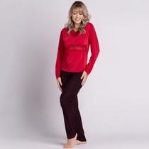 Pijama Vekyo Feminino Longo Liganete Renda Luxo Pijama Vekyo Feminino Longo Liganete Renda Luxo