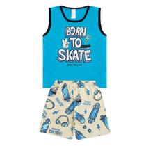 Pijama Verão Regata - Menino - Skate