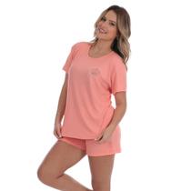 Pijama victory manga curta feminino ref: vic26015