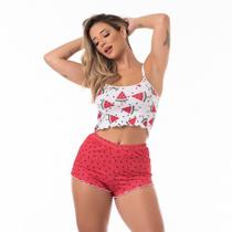 Pijama virginia croppet ondinha personagens atacado babydool Pijama virginia croppet ondinha personagens atacado babydool