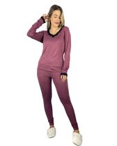Pijama Viscose Canelada Eloá Telha Pijama Viscose Canelada Eloá Telha