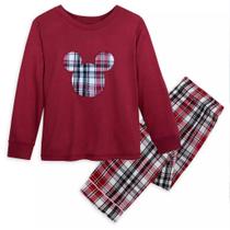 Pijama Xadrez Infantil Disney Mickey Mouse