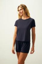 Pijama ZU Manga Curta Bulevar Marinho M