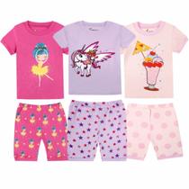 Pijamainfantil Algodão Verão menina