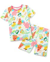 Pijamas babee Reshinee Bamboo Viscose para meninas 4-5T rosa