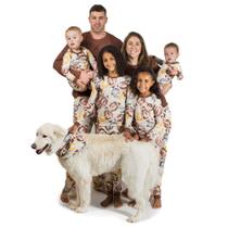 Pijamas Burt's Bees Baby Family combinando algodão orgânico XX-L Pijamas Burt's Bees Baby Family combinando algodão orgânico XX-L