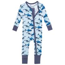 Pijamas Conversíveis Posh Peanut Sharks para Bebês (3-6 Meses) Pijamas Conversíveis Posh Peanut Sharks para Bebês (3-6 Meses)