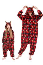 Pijamas DarkCom Christmas Deer, macacão para crianças de 6 a 7 anos Pijamas DarkCom Christmas Deer, macacão para crianças de 6 a 7 anos