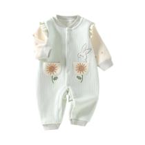 Pijamas De Bebê Em Fleece Com Estampa De Girassol Confortáveis Para Bebês Macacão De Uma Peça Para