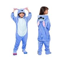 Pijamas De Cosplay Do Homem-Aranha E Lilo Stitch Para Meninos E Meninas, Macacões De Pelúcia Com