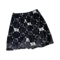 Pijamas De Flanela Hello Kitty Para Meninas Com Calças De Veludo Kawaii Casual Para Outono E Inverno