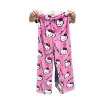 Pijamas De Flanela Kawaii De Halloween Para Mulheres Hello Kitty Sanrio Casual Para Casa Calças De Pijamas De Flanela Kawaii De Halloween Para Mulheres Hello Kitty Sanrio Casual Para Casa Calças De