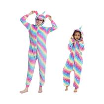 Pijamas De Flanela Quentes Para Crianças, Pijamas De Dálmata E Unicórnio Para Meninos E Meninas,