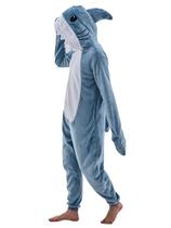 Pijamas de macacão JUOLOET Shark Animal, roupa de dormir unissex para adultos