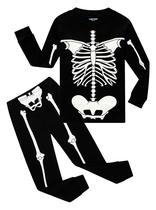 Pijamas Family Feeling Skeleton Glow in Dark de manga comprida 18 Pijamas Family Feeling Skeleton Glow in Dark de manga comprida 18