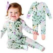 Pijamas Footie Posh Peanut Erin para Bebês (6-9 Meses)