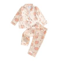 Pijamas Fsadfeas Kids Girls, manga curta e longa, roupa de dormir de cetim Pijamas Fsadfeas Kids Girls, manga curta e longa, roupa de dormir de cetim