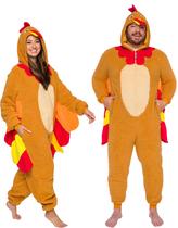 Pijamas Funziez! Macacão Sherpa Turkey Slim Fit Cozy Pijamas Funziez! Macacão Sherpa Turkey Slim Fit Cozy