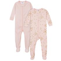Pijamas Gerber Baby Girls, pacote com 2 pés, rosa amor, 24 meses Pijamas Gerber Baby Girls, pacote com 2 pés, rosa amor, 24 meses