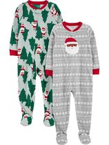Pijamas infantis Simple Joys by Carter's, pacote com 2 unidades, resistentes a chamas