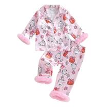 Pijamas Kuriozud para crianças e meninas, Halloween, 2 peças de pijama Pijamas Kuriozud para crianças e meninas, Halloween, 2 peças de pijama