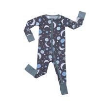 Pijamas Little Sleepies Bamboo com zíper bidirecional 12-18M azul Pijamas Little Sleepies Bamboo com zíper bidirecional 12-18M azul
