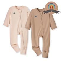 Pijamas para bebês Momcozy Baby-Temp Monitoring 18-24M, pacote com 2 Pijamas para bebês Momcozy Baby-Temp Monitoring 18-24M, pacote com 2