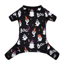 Pijamas para cães CuteBone Fleece, roupas de Halloween para chihuahua