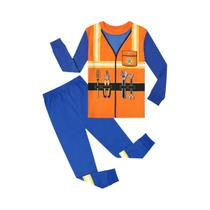 Pijamas Para Meninos E Meninas, Conjunto De Carnaval E Halloween Com Temas De Policial, Bombeiro,