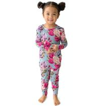 Pijamas Posh Peanut Lacey para Bebês (6-12 Meses) - Viscose de Bambu