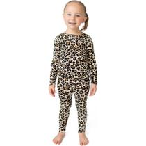 Pijamas Posh Peanut Lana Leopard - Viscose de Bambu para Meninas