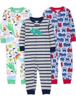 Pijamas Simple Joys by Carter's Baby Boys, pacote com 3 unidades de algodão, 5T