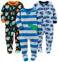 Pijamas Simple Joys by Carter's Baby Boys, pacote com 3 unidades de lã 2T