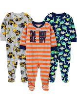 Pijamas Simple Joys by Carter's Baby Boys, pacote com 3 unidades de lã 5T