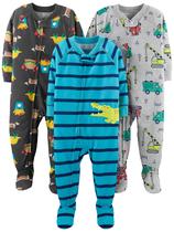 Pijamas Simple Joys by Carter's Boys, pacote com 3 unidades, 5T, Blue Alligator