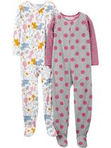 Pijamas Simple Joys by Carter's Girls, pacote com 2 unidades de lã, 4 anos