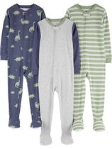 Pijamas Simple Joys da Carter's Baby Boys 18 meses, pacote com 3 Pijamas Simple Joys da Carter's Baby Boys 18 meses, pacote com 3