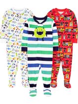 Pijamas Simple Joys da Carter's Baby Boys, pacote com 3, 12 meses