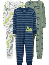 Pijamas Simple Joys da Carter's Baby Boys, pacote com 3, 12 meses Pijamas Simple Joys da Carter's Baby Boys, pacote com 3, 12 meses